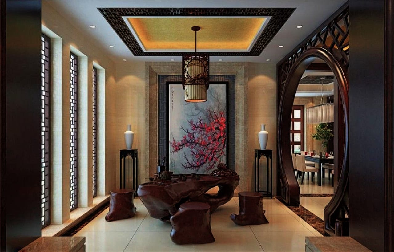 Antique oriental decor