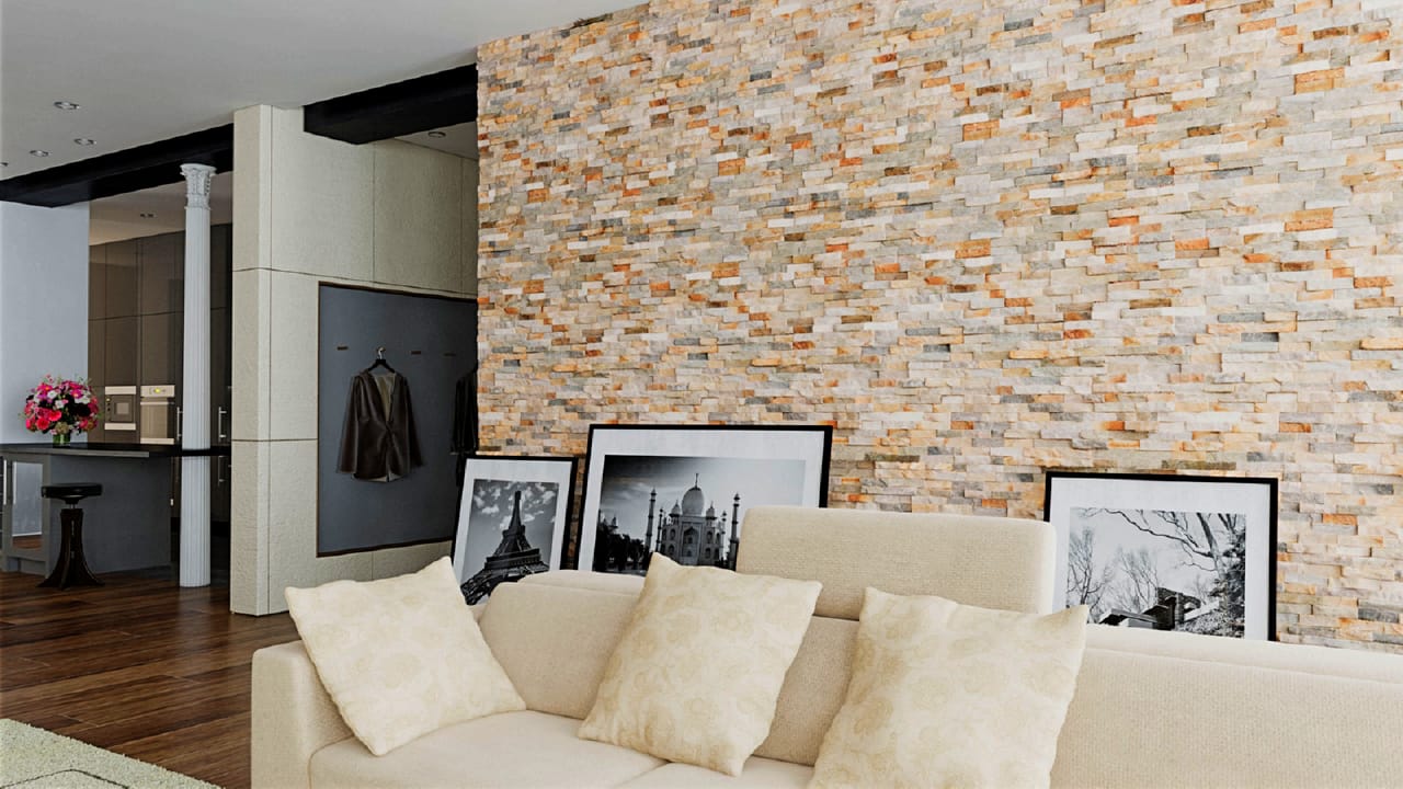 Natural mineral wall decor